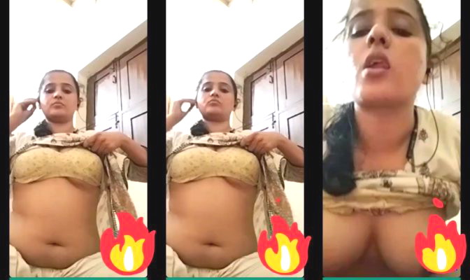Shows boobs sexy desi babe vc amateur indian